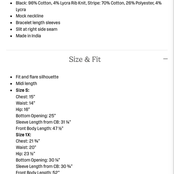 Able Multicolor Striped Long Sleeve Dress - Picture 8 of 8